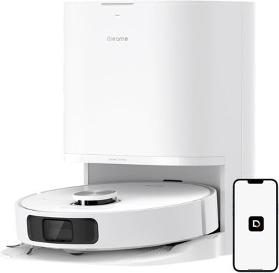 une photo d'un « roombake » blanc avec un téléphone à côté