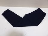 black pants on a white table with a white background