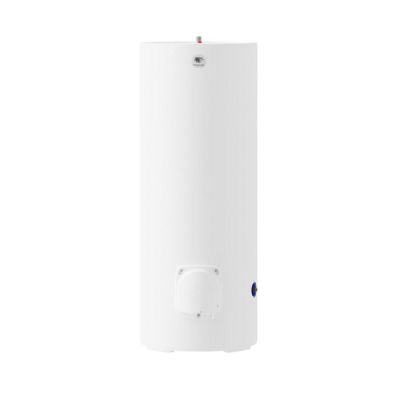 un chauffe-eau blanc sur fond blanc