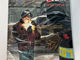 the cover of a comic book with a man holding a beer