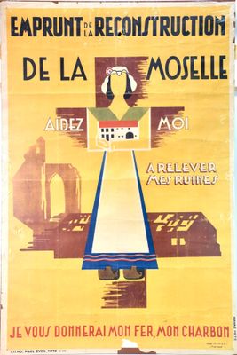 [AFFICHE] Affiche promouvant l'emprunt en faveur de la recon…