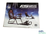 a box with a picture of a racing simulator on it