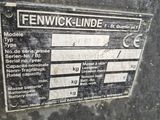 a sign on the side of a truck that says fenwick - linde