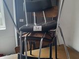 a chair that is sitting on top of a table