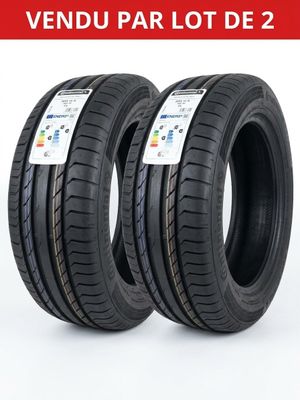 une paire de pneus sur fond blanc, avec la mention « vendu par lot de 2 »