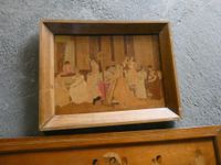 Ensemble de panneaux marquetés, gravés et peints, dont paire… (photo 6)
