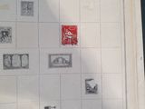 a book with a bunch of stamps on it
