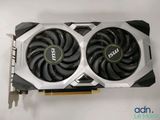 a close up of a video card with two fans on it