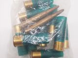 a close up of a bunch of bullet shells in a bag
