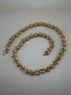 Collier de boules d'or ajourées 15,2 g. - Photo 1