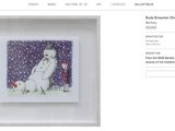 screenshot of a website page with a picture of a polar bear and a snowman