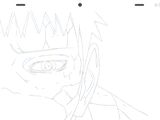 dessin d'anime représentant un homme aux cheveux longs et aux grands yeux
