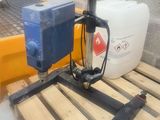 a picture of a pallet with a water pump on it
