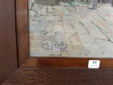 a picture of a painting on the wall of a building
