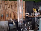 a blender that is sitting on a counter in a kitchen