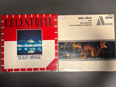 Free Jazz. Lot de deux disques vinyles 33T :