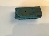 a toy tank that is sitting on a table