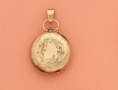 une image représentant une serrure dorée sur fond rose