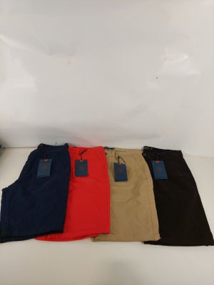Lot de 4 - KENZARRO PARIS - Shorts Chino - Couleurs Variées …