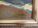 a picture of a painting on the wall of a building