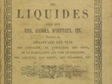 an old book with a picture of an image of liquids