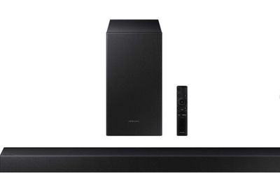 barre de son samsung avec sous-marin sans fil et télécommande