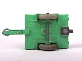 a close up of a green switch on a white background