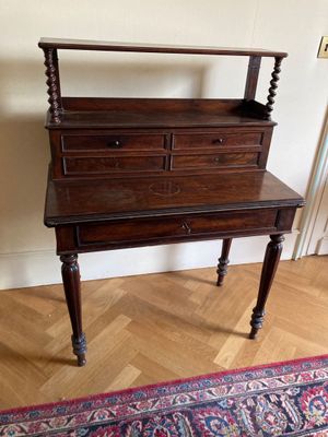 Bureau à gradin en palissandre