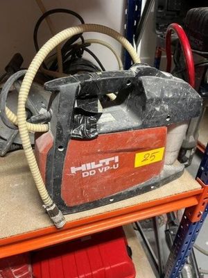 a bag that is sitting on a shelf in a garage
