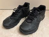 nike air max black leather sneakers size 9 5