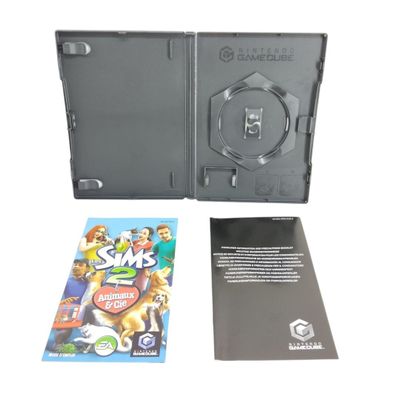 GAMECUBE - NINTENDO - Les sims 2 "animaux & cie" - notice + boite - Ce