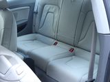 the back seats of a car are clean and ready to be used