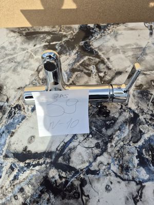 Lot de 2 mitigeurs de bain chromés OSKAB, robinetterie mural…