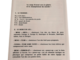 a close up of a sheet of paper with instructions on it