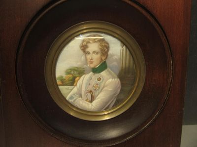 a picture of a painting of a woman in a white dress