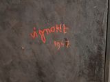 graffiti on the door of a building that says, tappon ' s far