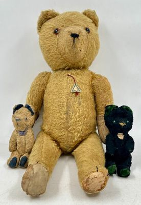 Henze & Steinhauser - Ours en peluche 48cm gris métallisé