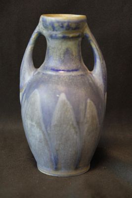 Vase/amphore bleu Gilbert METENIER