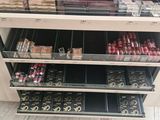 a display of makeup products for sale in a store