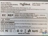 a close up of a label on the back of a laptop