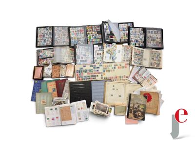 many different types of stamps on the pages of a book