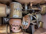 many pots and pans that are in a box