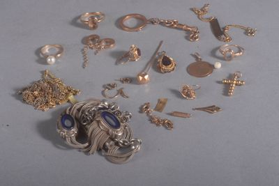 many different types of jewelry on the table