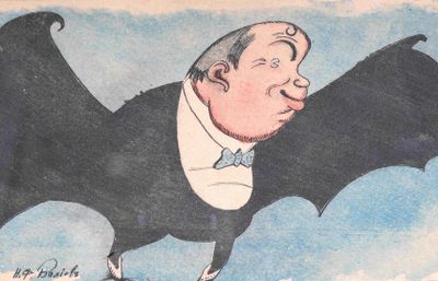 NIKOLAI REMIZOV (1887-1975) Caricature portrait of Nikita Ba…