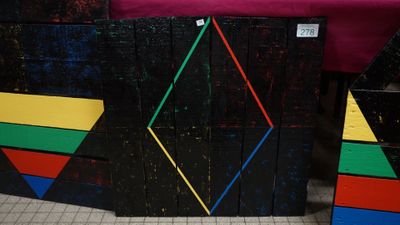 Patrice Moreau (1946-2004) "Losange mandorle" composition ca…