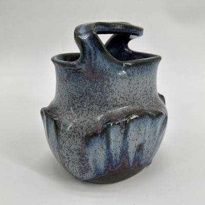 Raoul LACHENAL (1885-1956). Vase art nouveau en grès verniss…