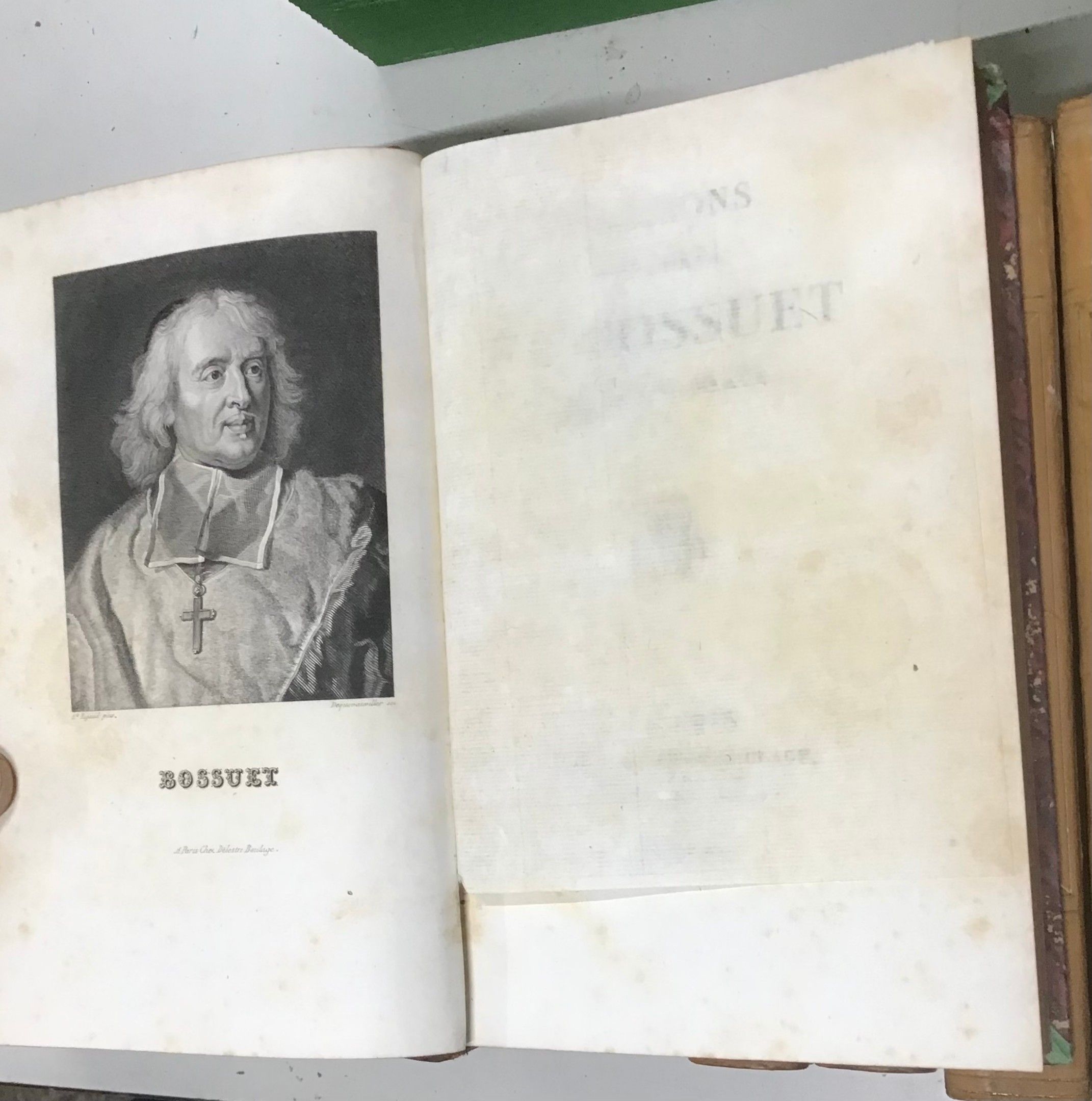 Oraisons Funèbres de Bossuet Évêque de Meaux Chez Delestre Boulage 1821 21 volumes Bel état