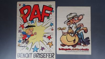 Lot de 2 affiches comprenant :