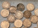 a lot of coins that are laying on the floor