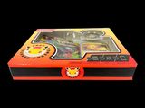 a box with a game inside of it on a black background